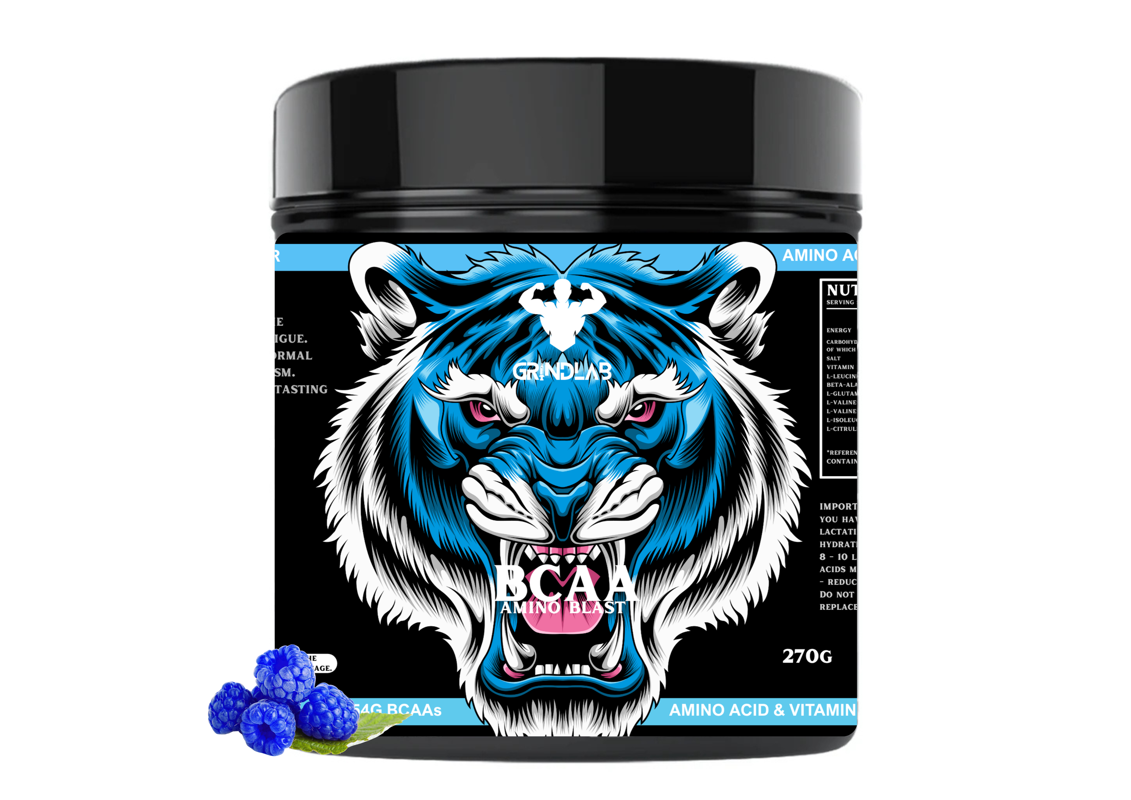 BCAA – Amino Acid & Vitamin Complex (Multiple Flavours) 270g
