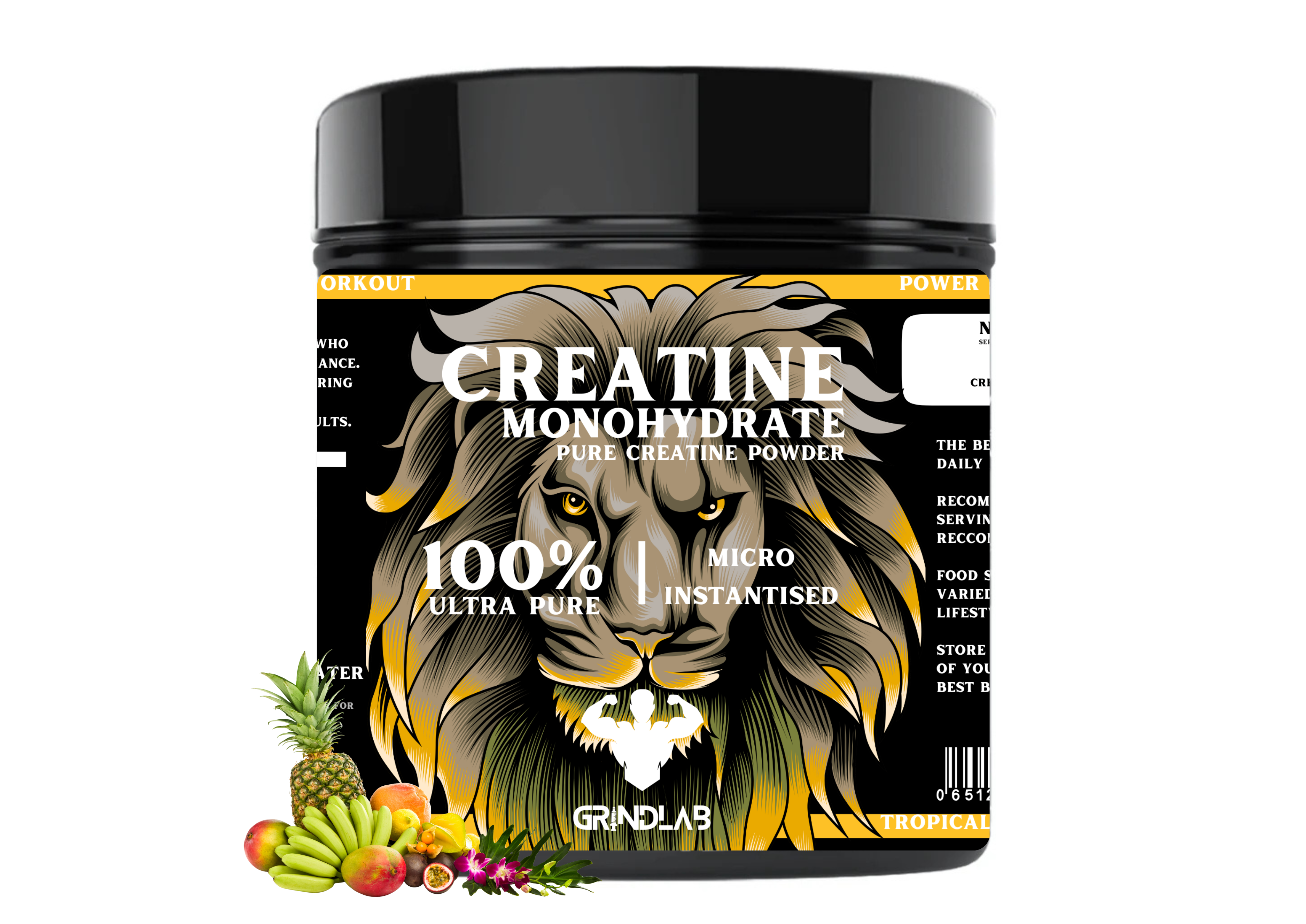 Creatine Monohydrate –  100% Ultra Pure & Micro-Instantiated (Multiple Flavours) 250g